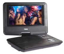 7″ TFT LCD Swivel Screen Portable DVD Player