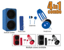 Portable Bluetooth® Stereo Speakers Entertainment Pack