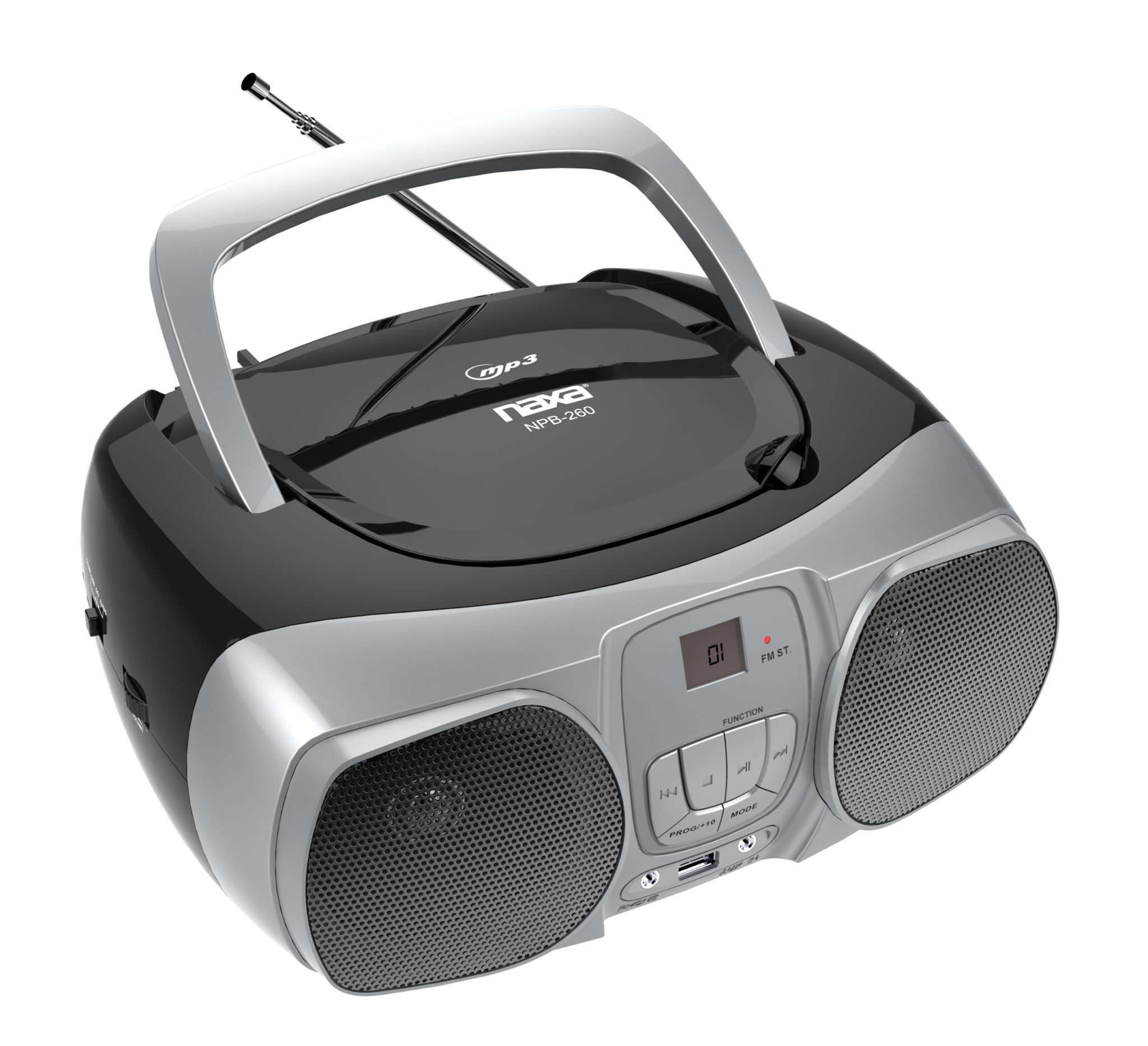 MP3/CD Boomboxes – Naxa Electronics