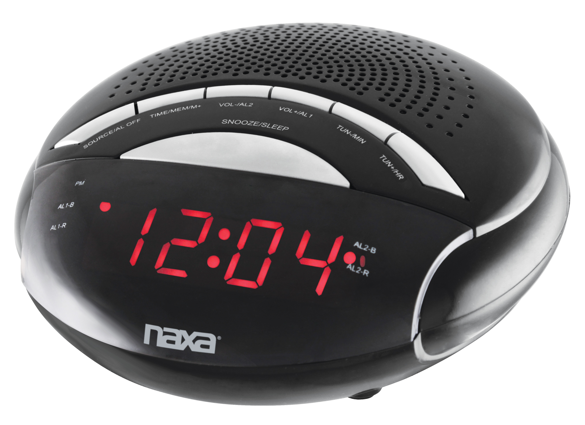 Fossil Vertical Employer Digital Radio Alarm Clock Pyramid Contaminated