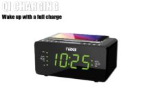 Dual Alarm Clock with Qi Wireless Charging Function