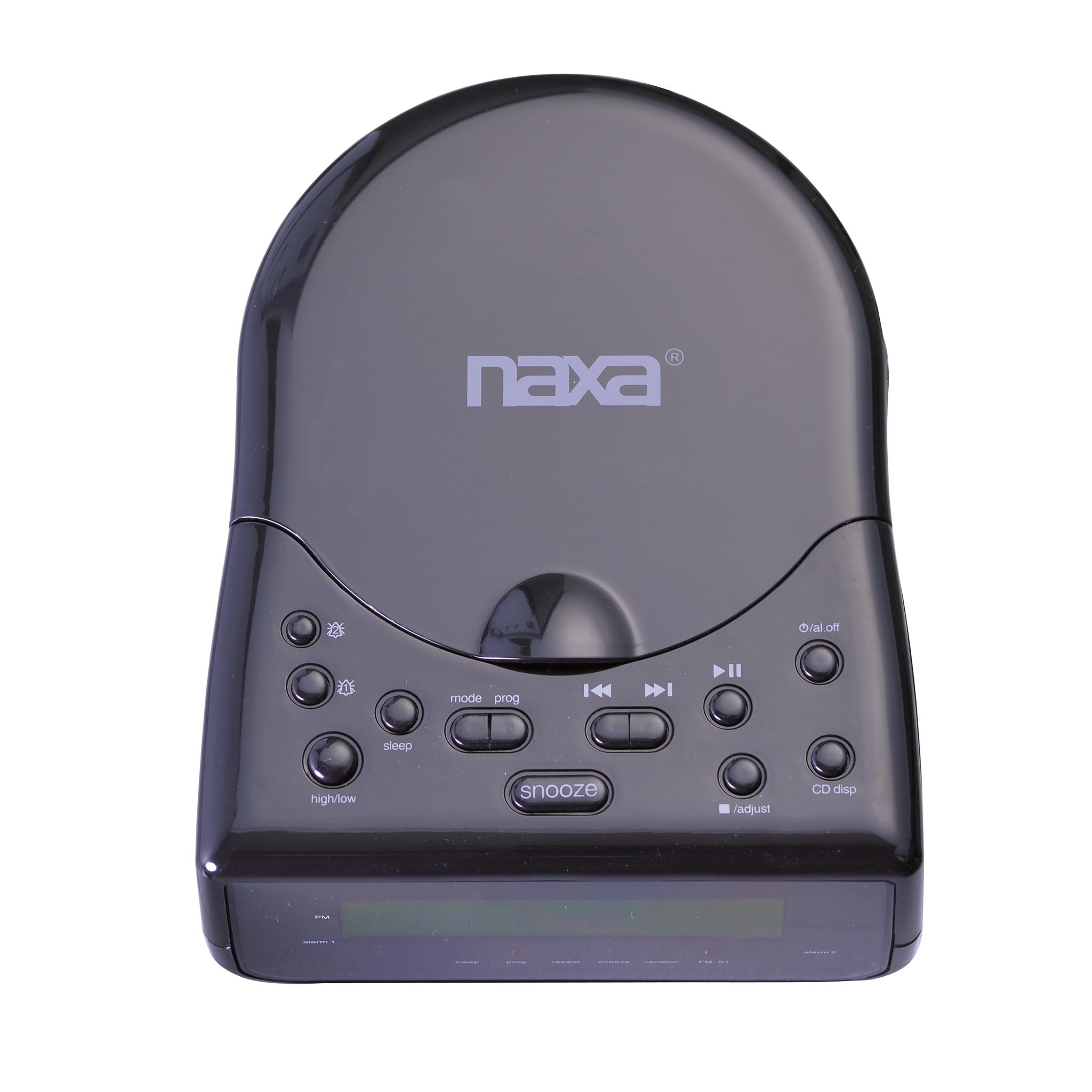 Digital Alarm Clock Radio With Cd Player Naxa Electronics