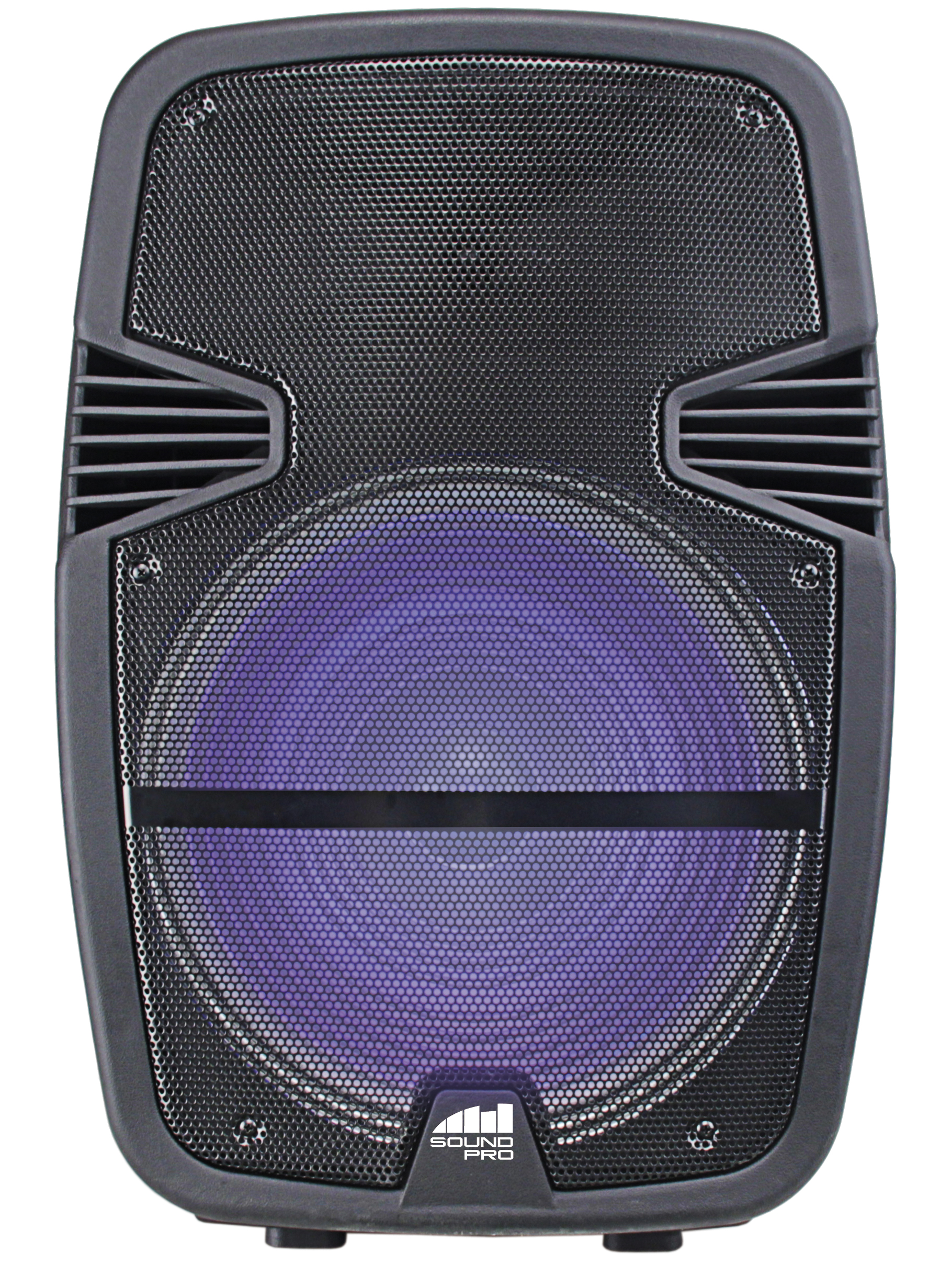 Portable 15″ Bluetooth® Party Speaker with Disco Light & Stand Naxa