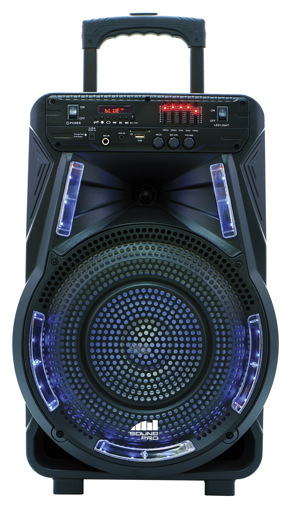 Portable 12  Bluetooth   Party Speaker  with Disco Light 