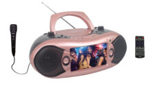 7” Bluetooth® DVD Boombox with TV