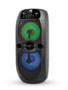 Portable Dual 4″ Wireless Party Speakers with Disco Lights