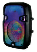 Portable 15″ Bluetooth® Blaze Party Speaker with Full Glow Disco Lights