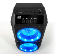 Portable Dual 3″ Bluetooth® Party Speakers with Multi-Color Global Lights