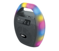 Portable 4″ Bluetooth® Party Speaker with Multi-Color Handle Lights