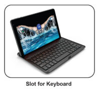 2-in-1 10.1” Core Tablet with Android® 11 and Bluetooth® Keyboard Combo